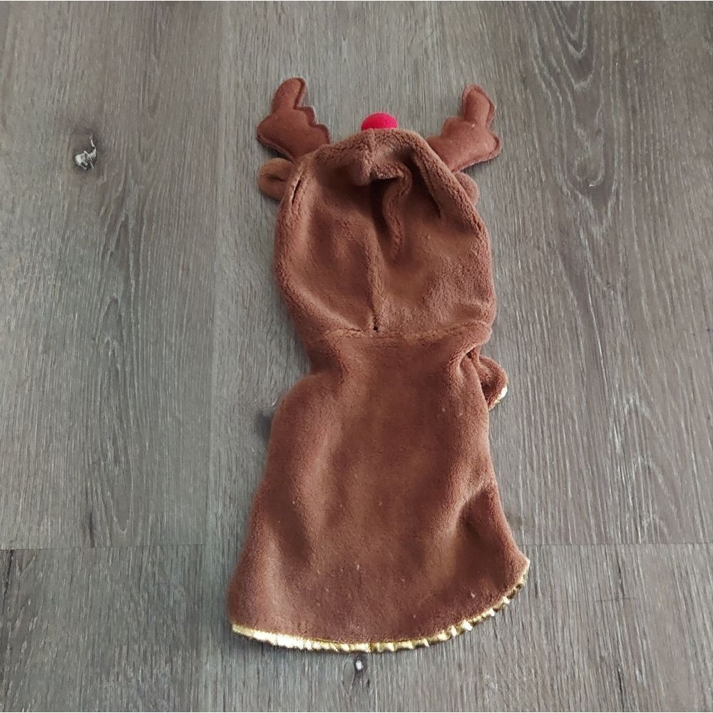 Petholiday Brown Reindeer Dog Costume with Antlers Small